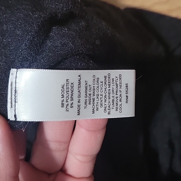 Express One Eleven heather grey long sleeve extra lightweight hoodie - Picture 6 of 7